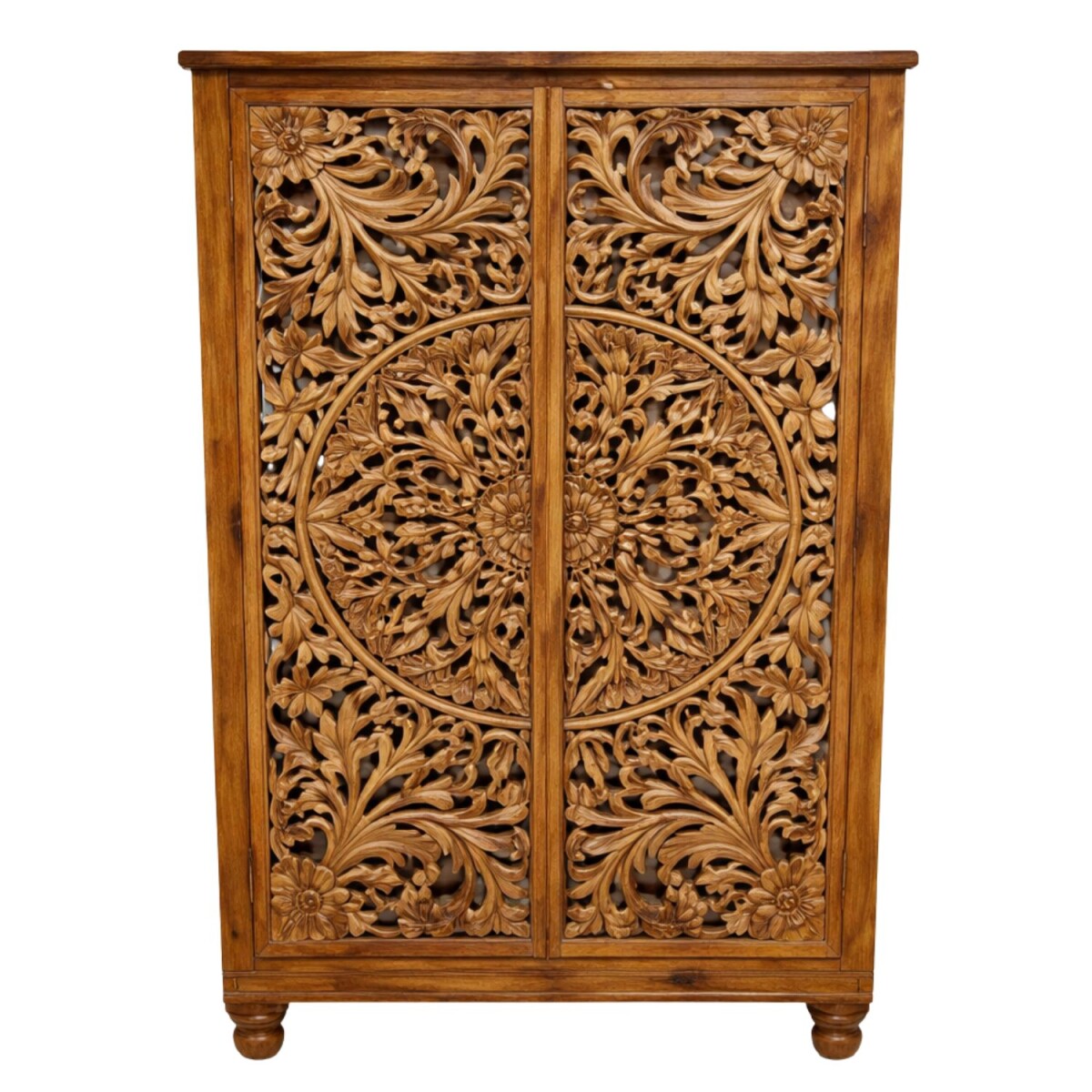 Highboard Rashmi 170cm Massivholz Vintage Boho Handarbeit