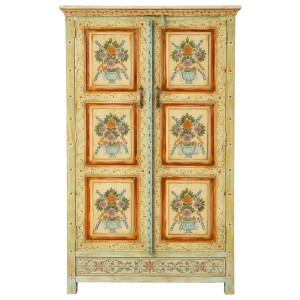 Handgefertigtes Highboard Ritika Massivholz Boho Vintage