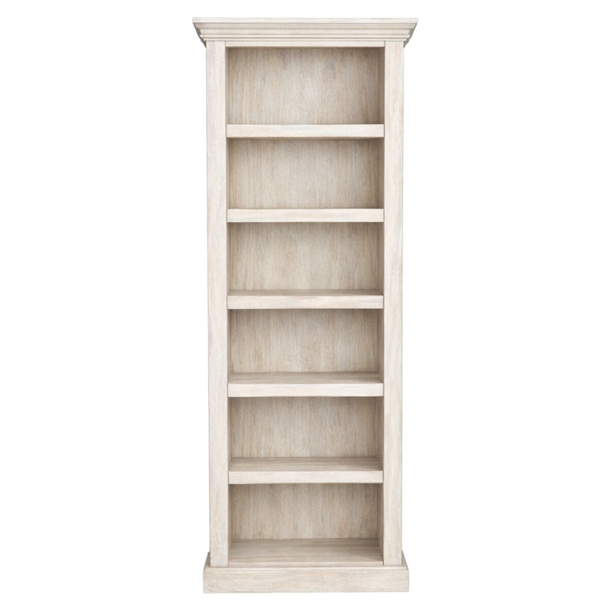 Badezimmerregal Kirpal Weiss orientalisch Massivholz 180cm