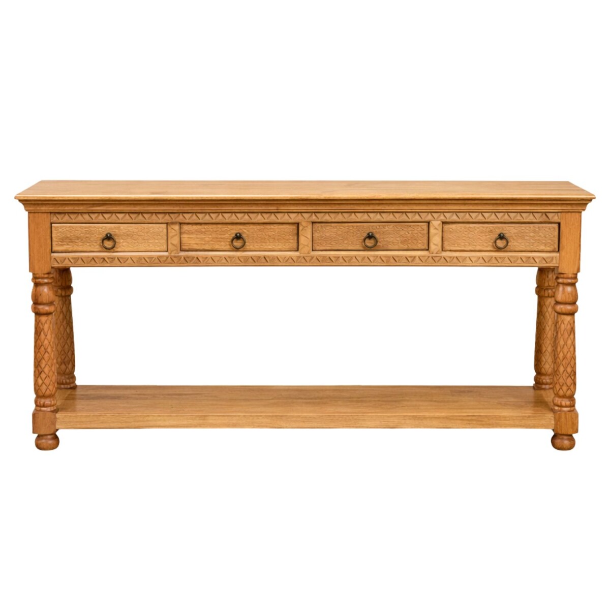 Anrichte Ruhani 200cm Massivholz Boho Vintage