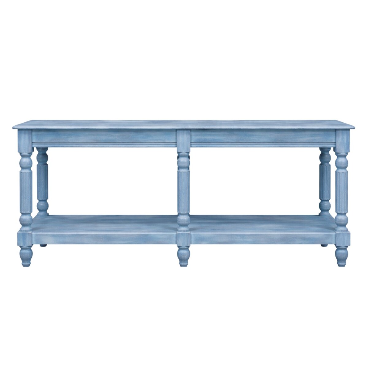 Anrichte William blau 180cm Massivholz Colonial
