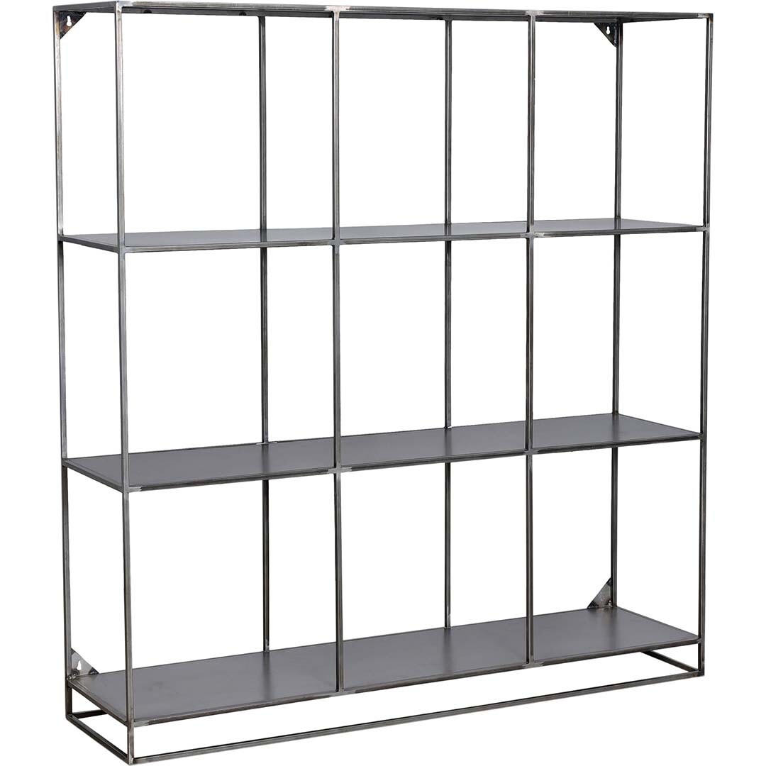 Washington Eisenregal mit neun F&auml;chern - Eisen