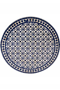Marokkanischer Mosaiktisch Albaicin 80cm | Handarbeit