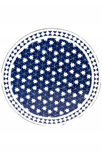 Marokkanischer Mosaiktisch Estrella 80cm | Handarbeit