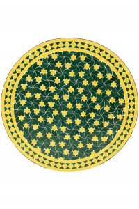 Marokkanischer Mosaiktisch Estrella 80cm | Handarbeit