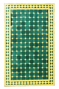 Marokkanischer Mosaiktisch Marrakesch 100x60cm | Handarbeit