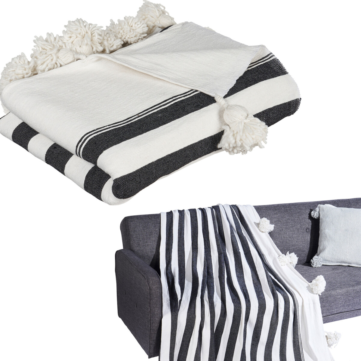 Bettüberwurf Sofaüberwurf Tage box