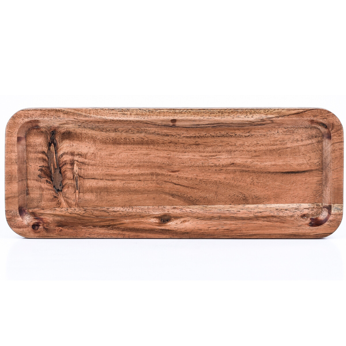 Akazienholz Serviertablett Servierbrett Anea 28x11cm