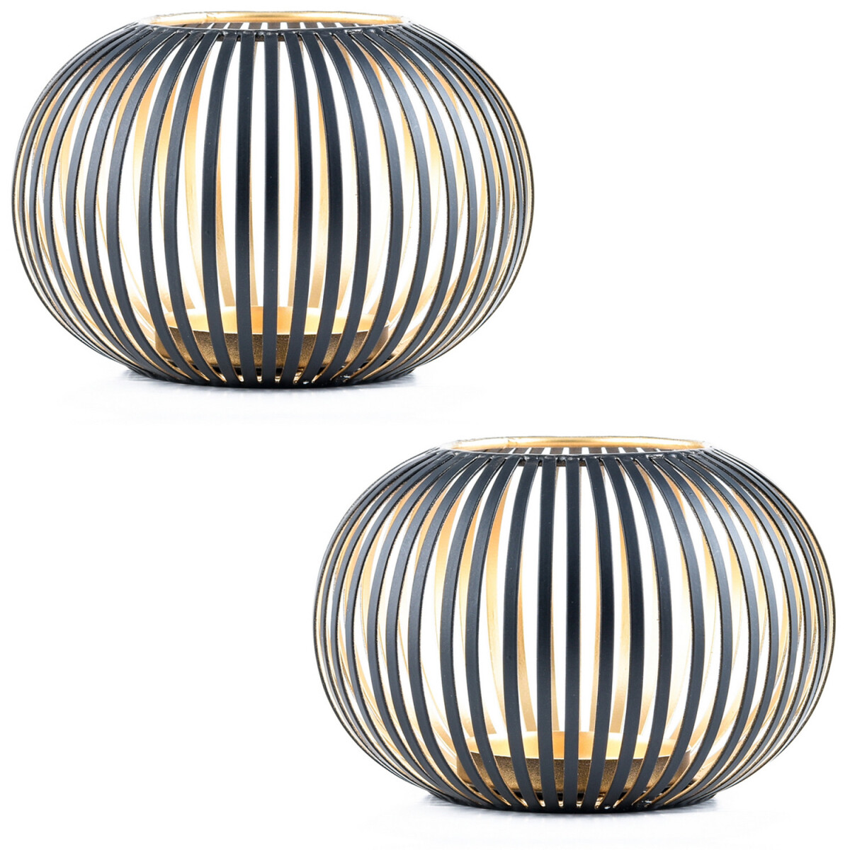 2er Set Skandinavisches Design Windlicht box