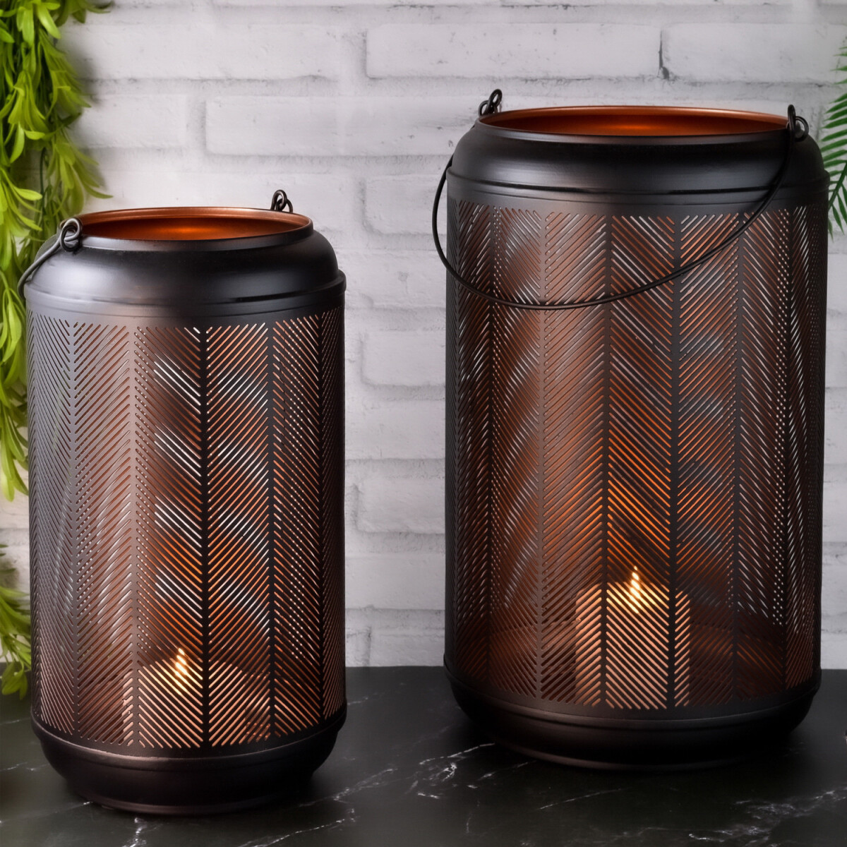 2er Set Moderne Deko Balkon Garten Windl box