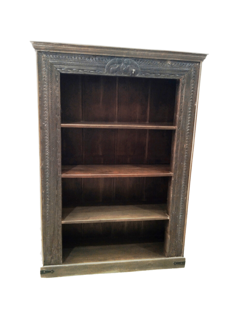 Vintage Regal B&uuml;cherregal Antik 210cm Muster -36-