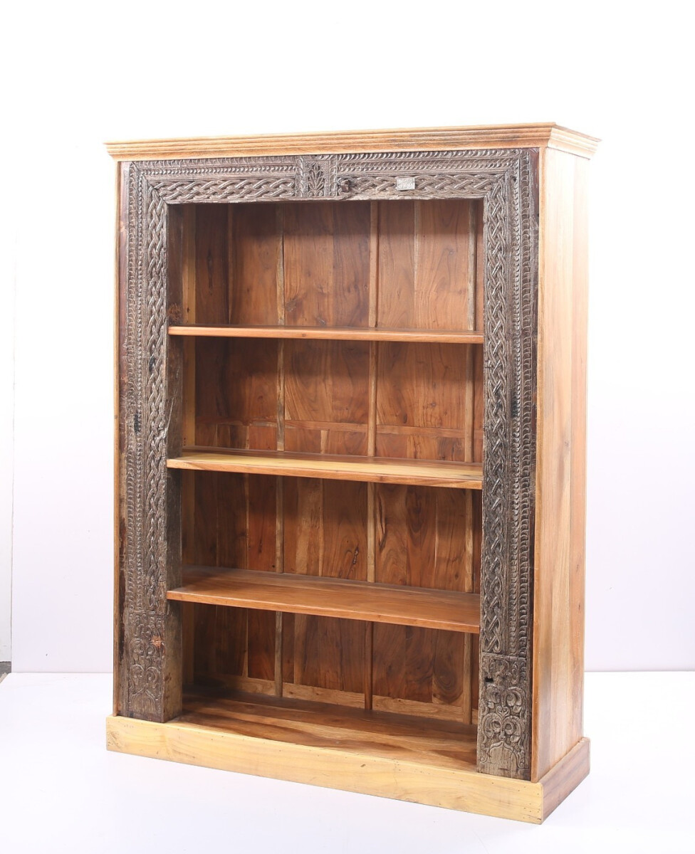 Vintage Regal B&uuml;cherregal Antik 210cm Muster -40-