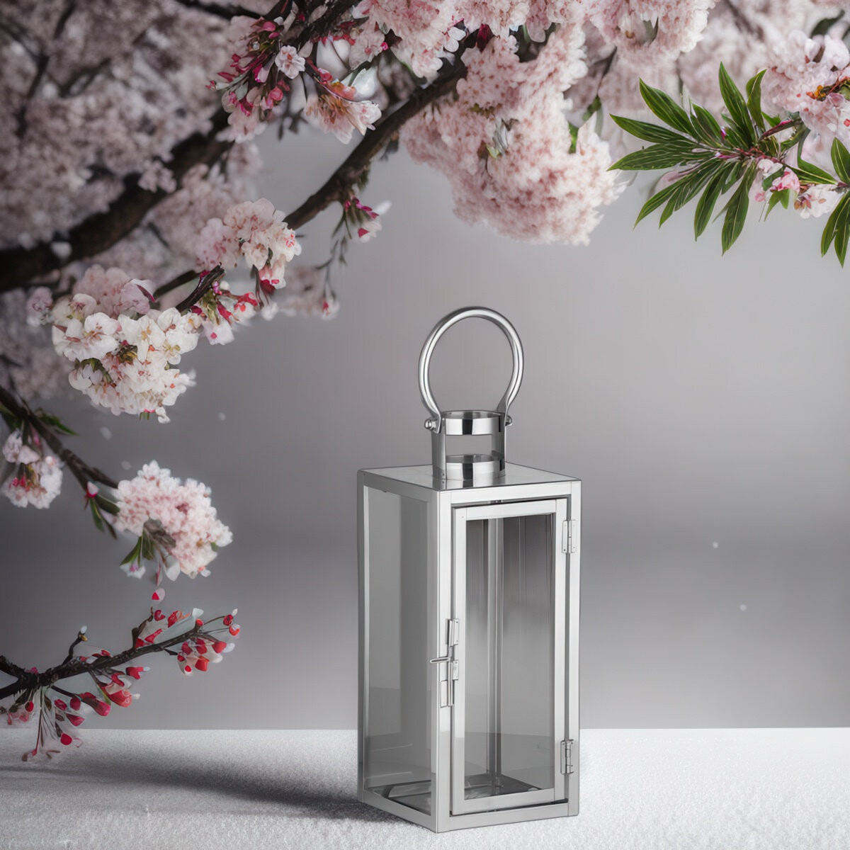 Laterne aus Edelstahl Marra box