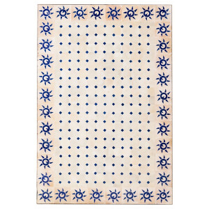 Marokkanischer Mosaiktisch Soleil Beige Blau 120x80cm ,...