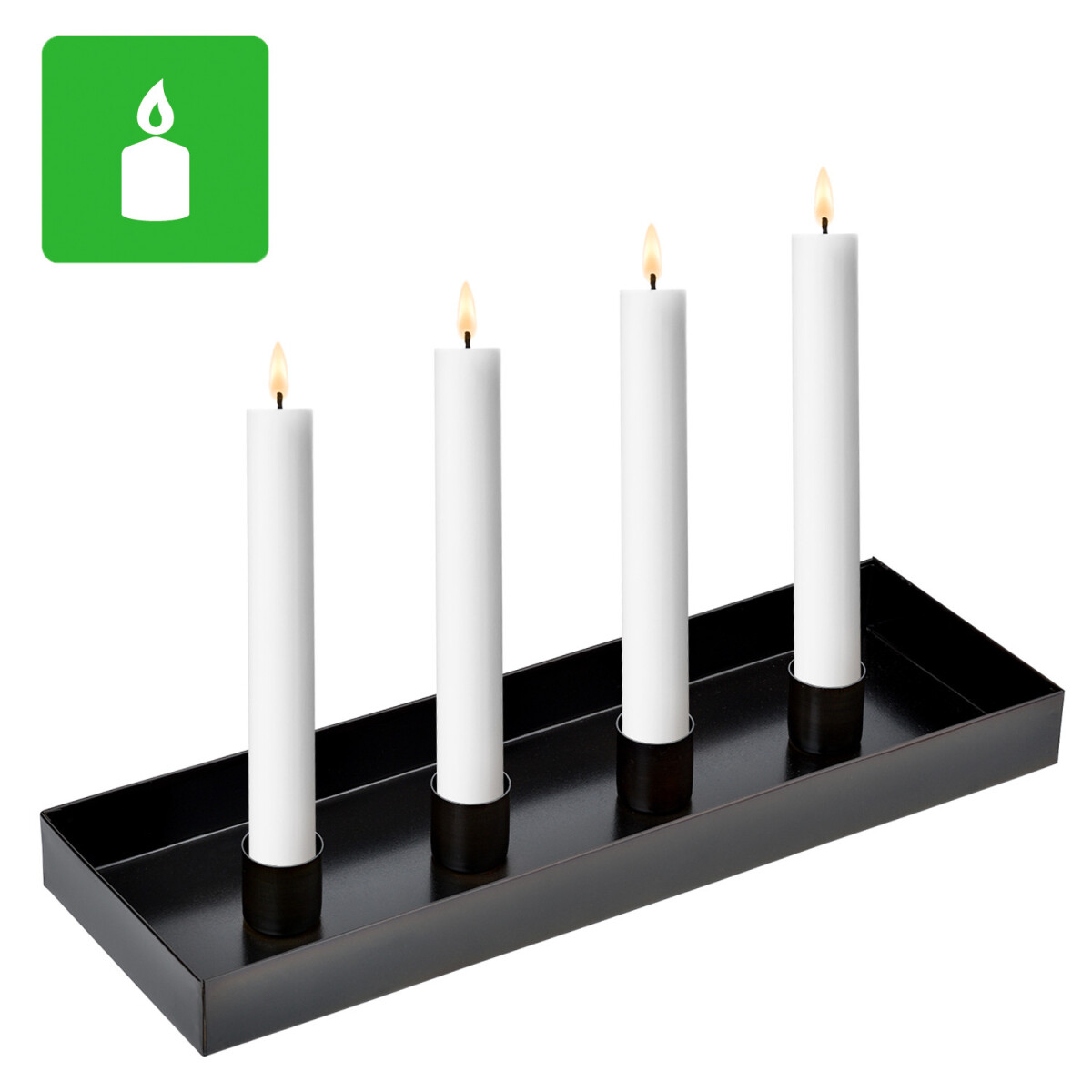 Retro Weihnachtsdeko Kerzenständer  box