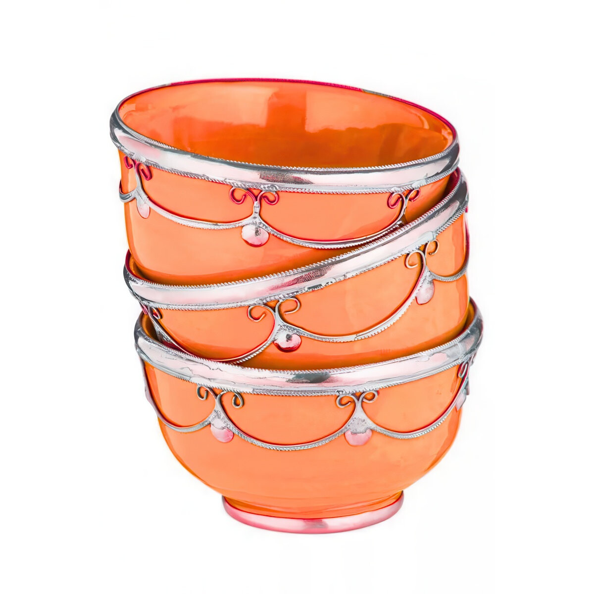 3er Set Orientalische Keramik Fingerfood box