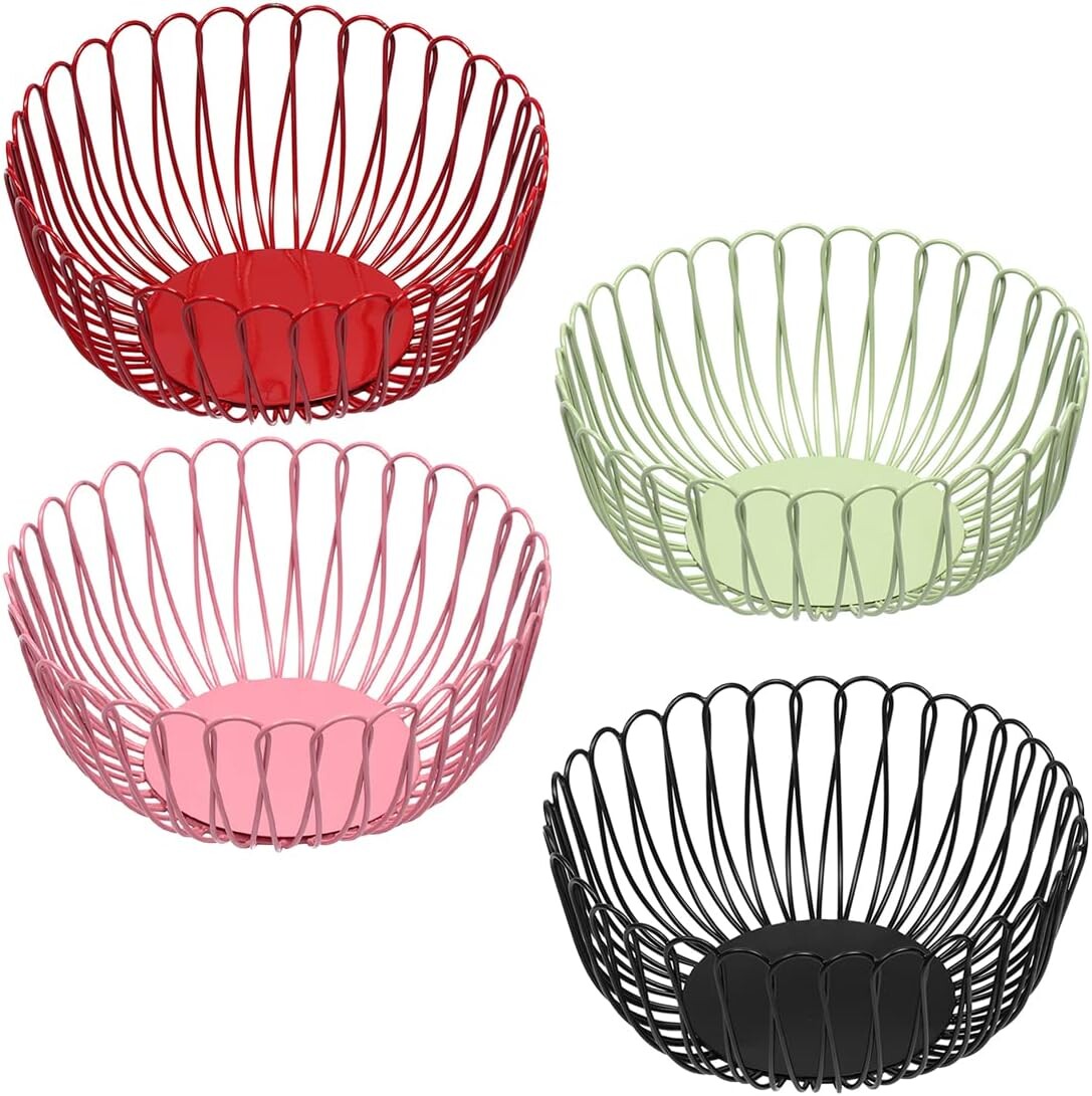 4er Set Skandinavisches Design Obstschal box