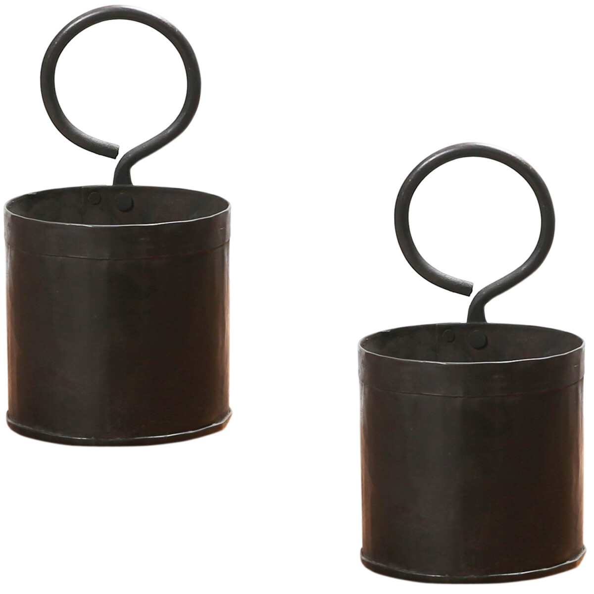 2er Set Vintage Gartendeko Blumentopf Pf box