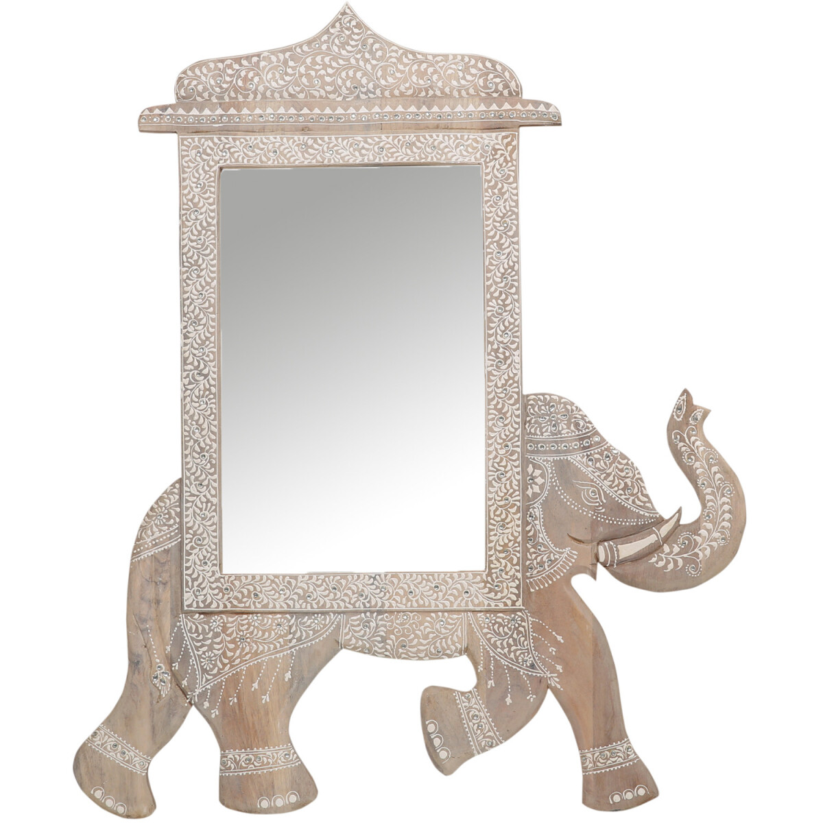 Boho Deko Wanddeko Wandspiegel Spiegel Akshara Natur