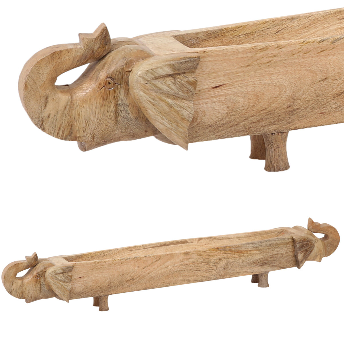 Vintage Deko Holzschale Schale Blumentop box