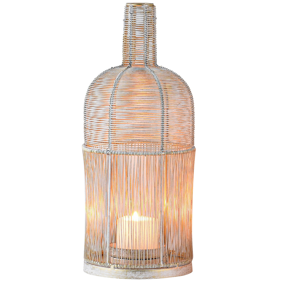 Boho Deko Windlicht Teelichthalter Kerzenhalter Preston Gros