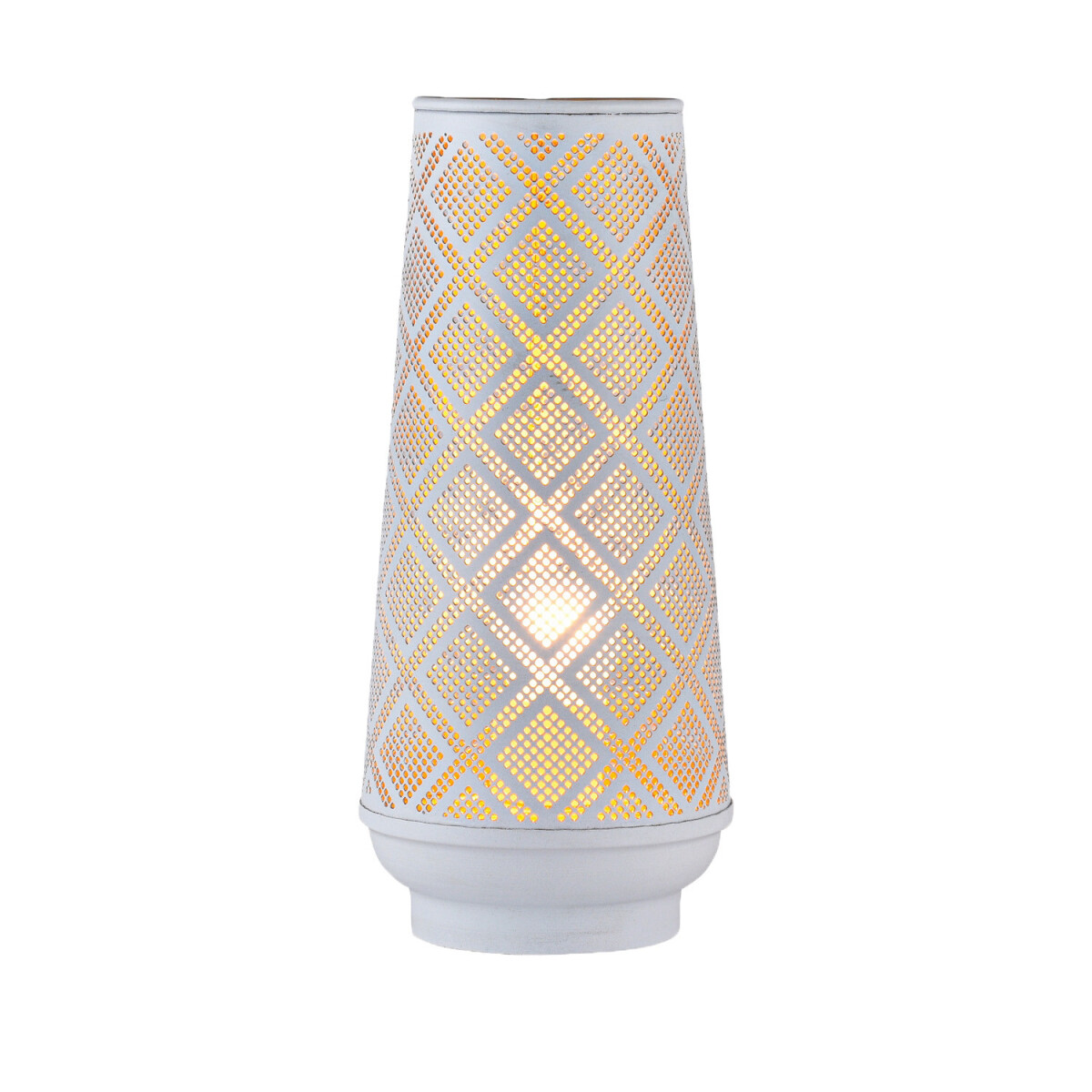 Boho Deko Stehlampe Tischlampe Lampe Qantas Klein Weiss