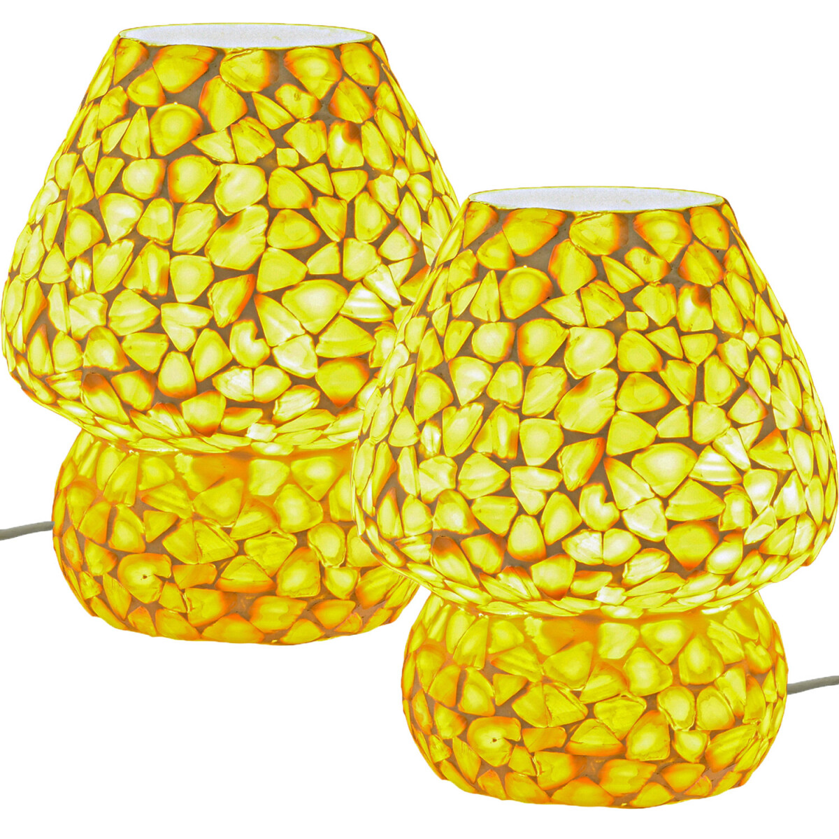 2er Set Boho Deko Tischlampe Nachtischla box