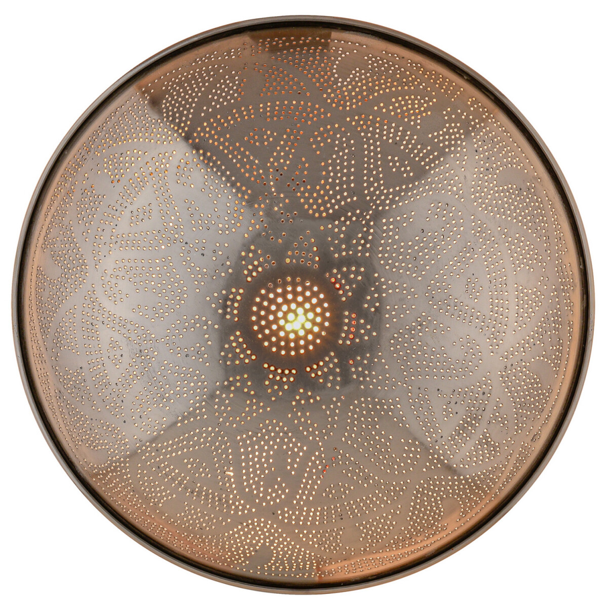 Orientalische Wandlampe Lesha Silber | Metall...