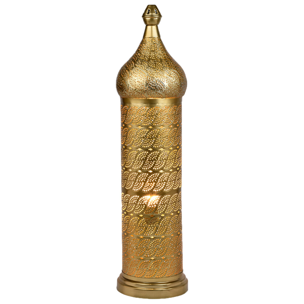 Orientalische Deko Stehlampe Stehleuchte Lampe Insaf Gold