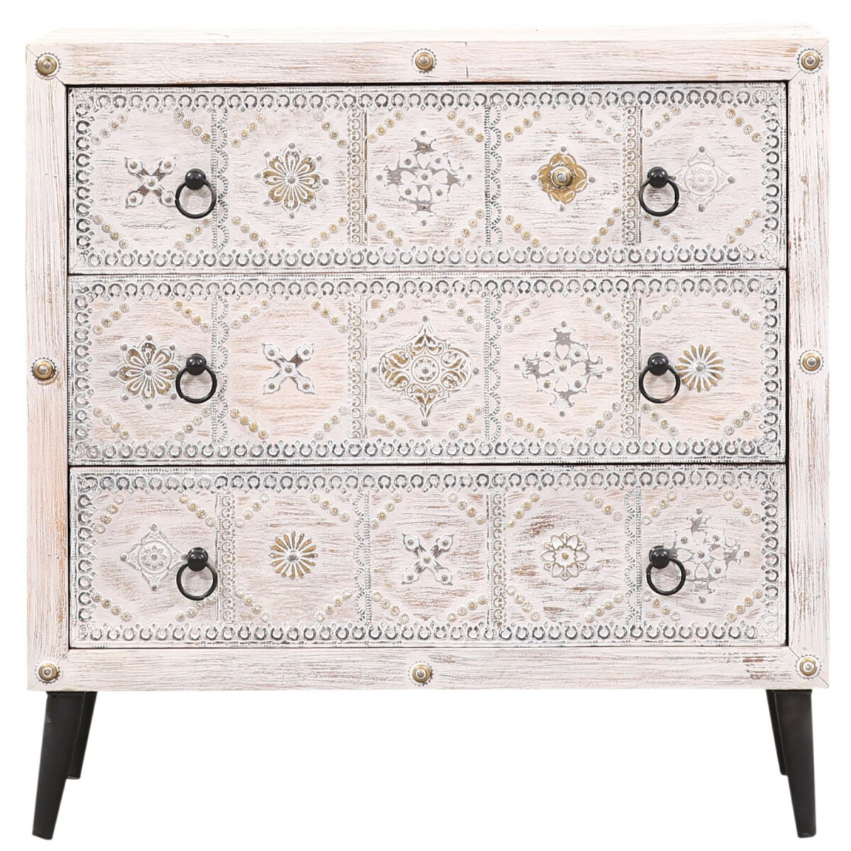 Boho Möbel Sideboard Kommode mit Schubladen Vaqui