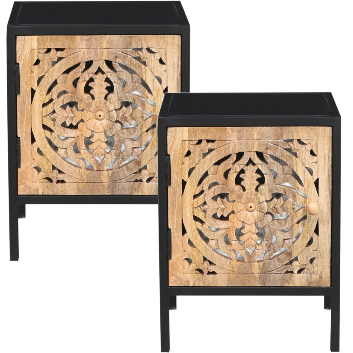 2er Marokkanische Möbel Nachttisch Beistelltisch Nachts