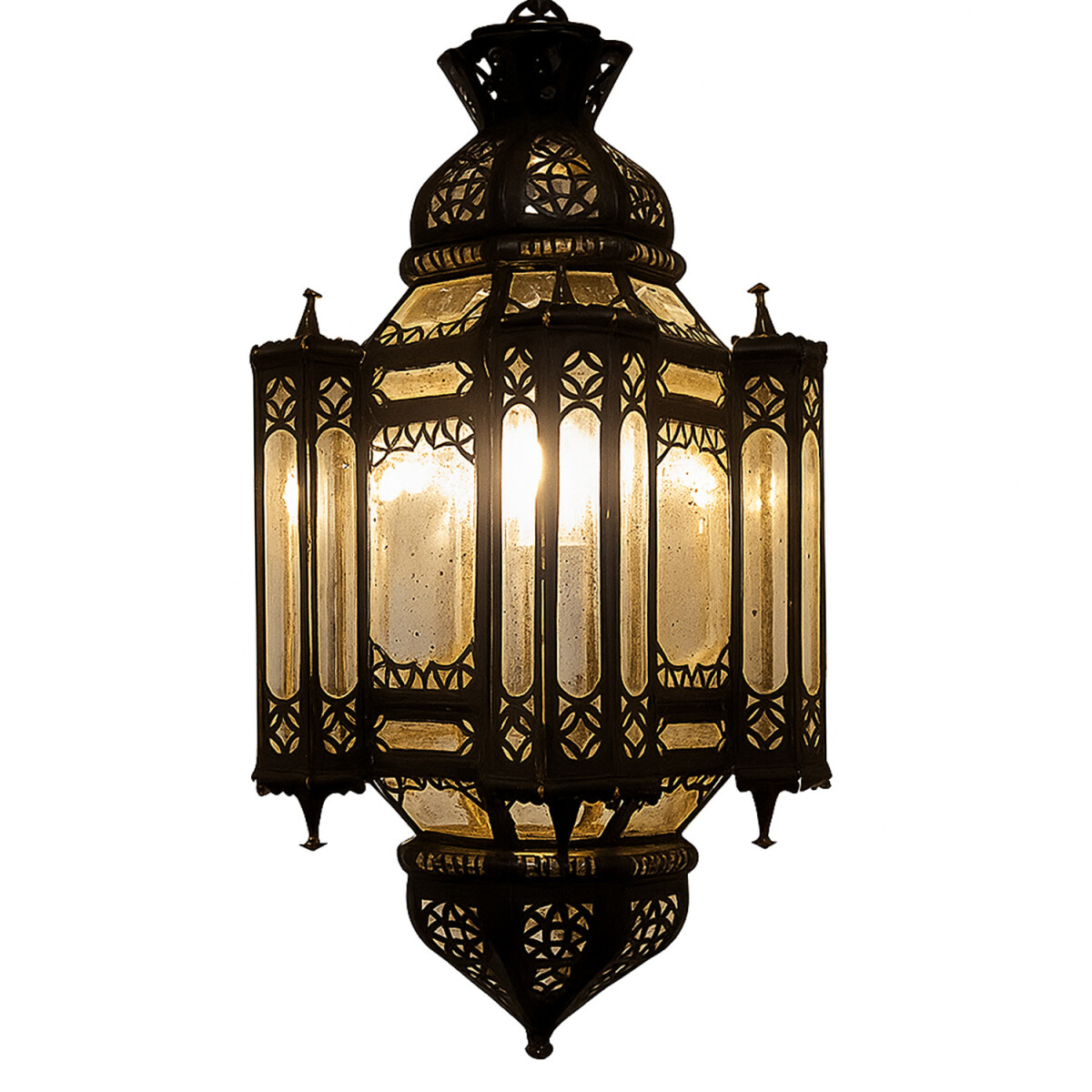 Deckenlampe La Noche Glas & Metall 7 box