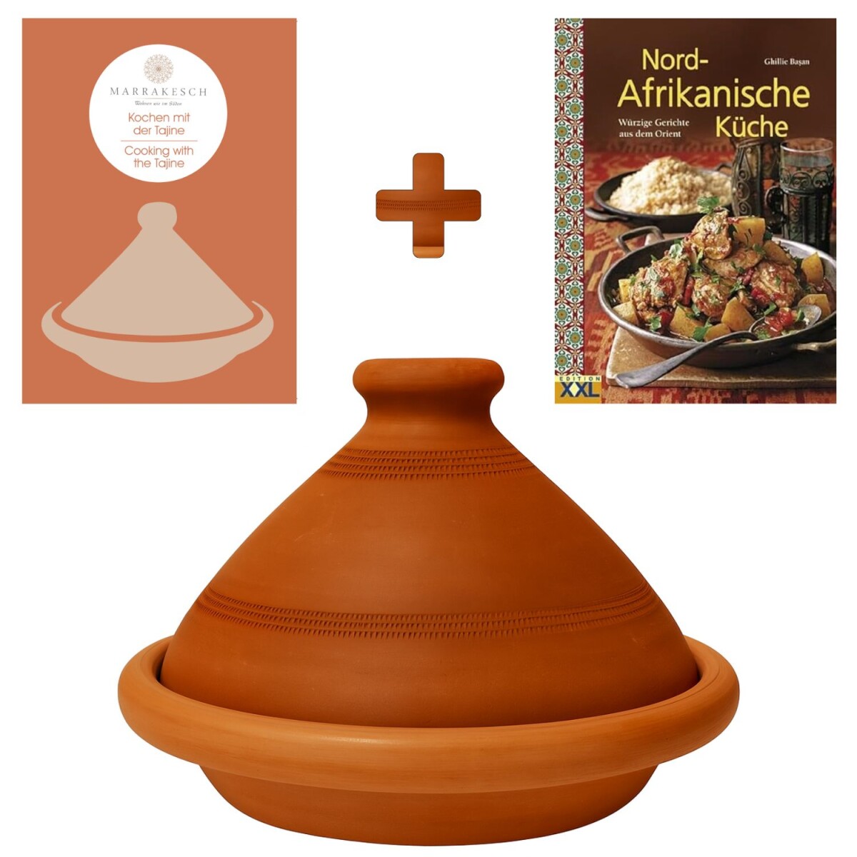 2er Set, Tajine Tuareg Ø 30cm + N box