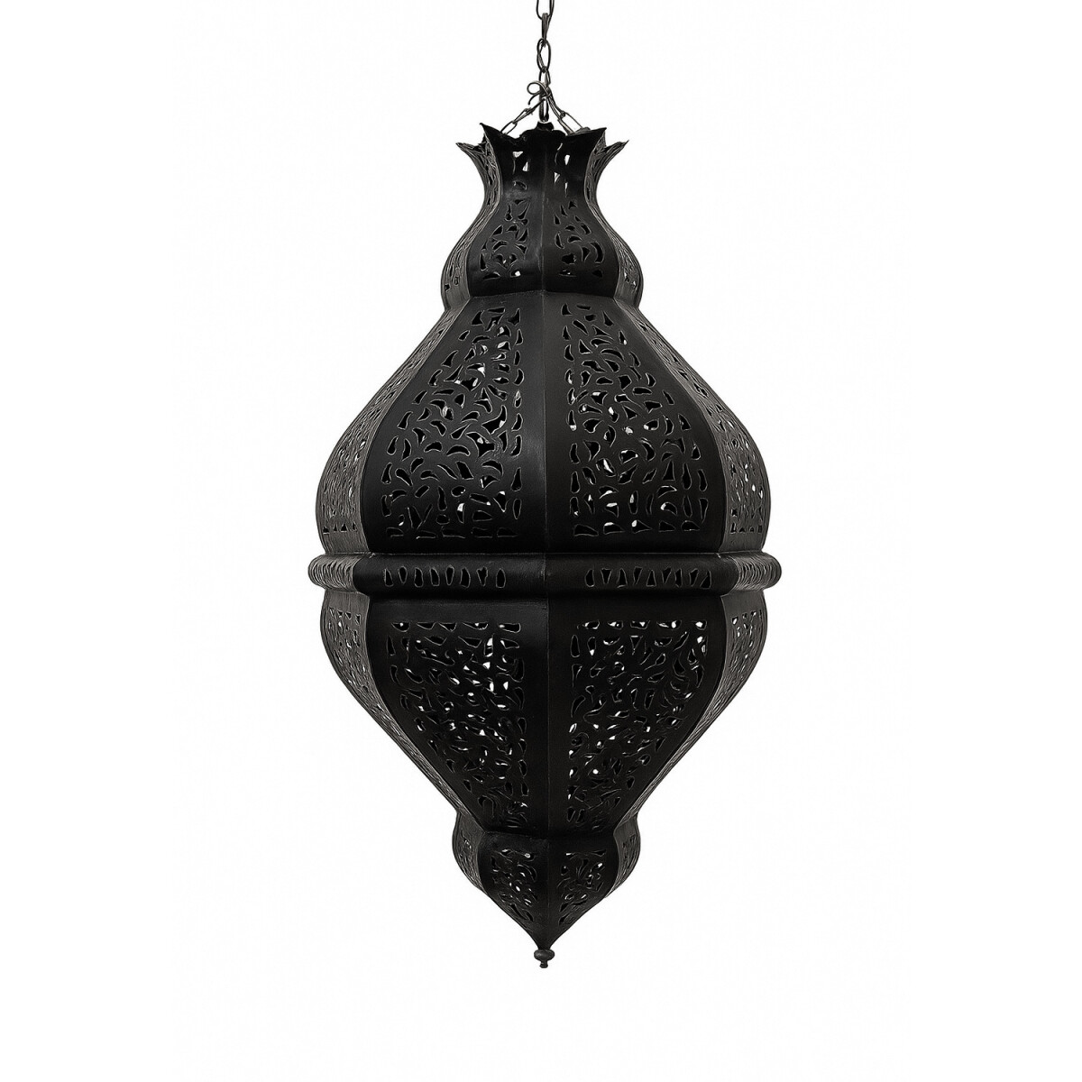 H&auml;ngeleuchte Meknes Schwarz 58cm | Marokkanische...