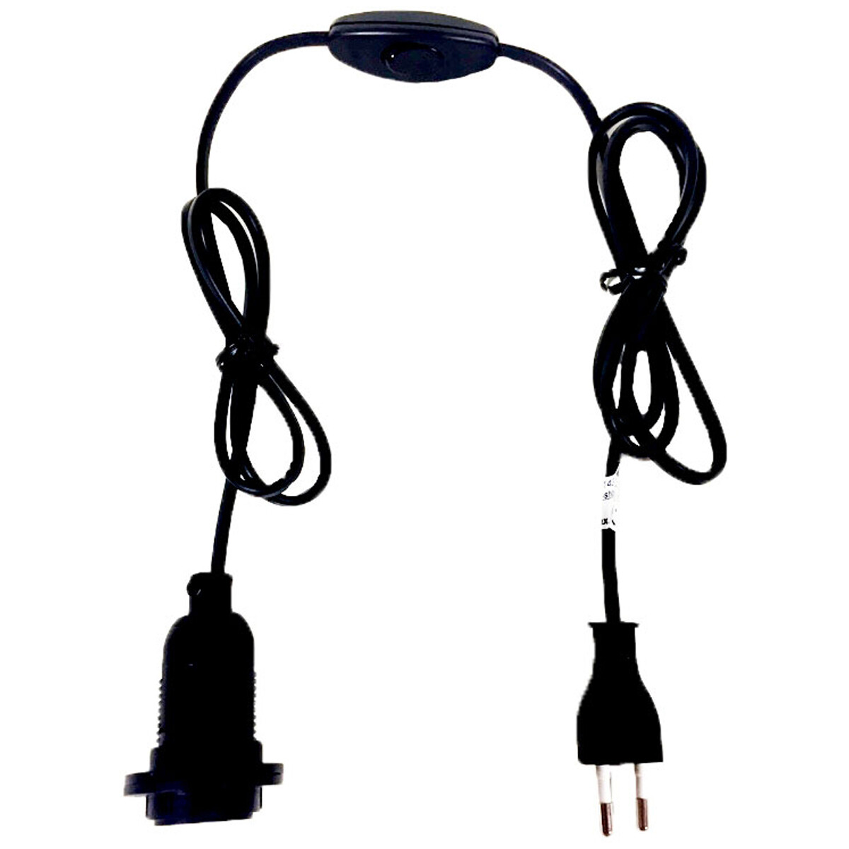 Elektrik Kabel mit E14 Fassung, Kabel mit Schalter und Fassu