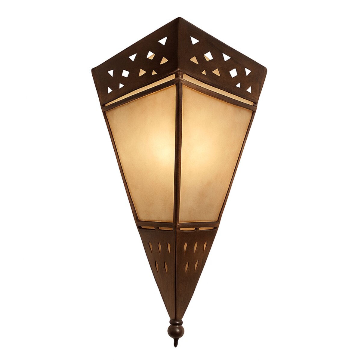Mediterrane Wandlampe Rabat Natur box