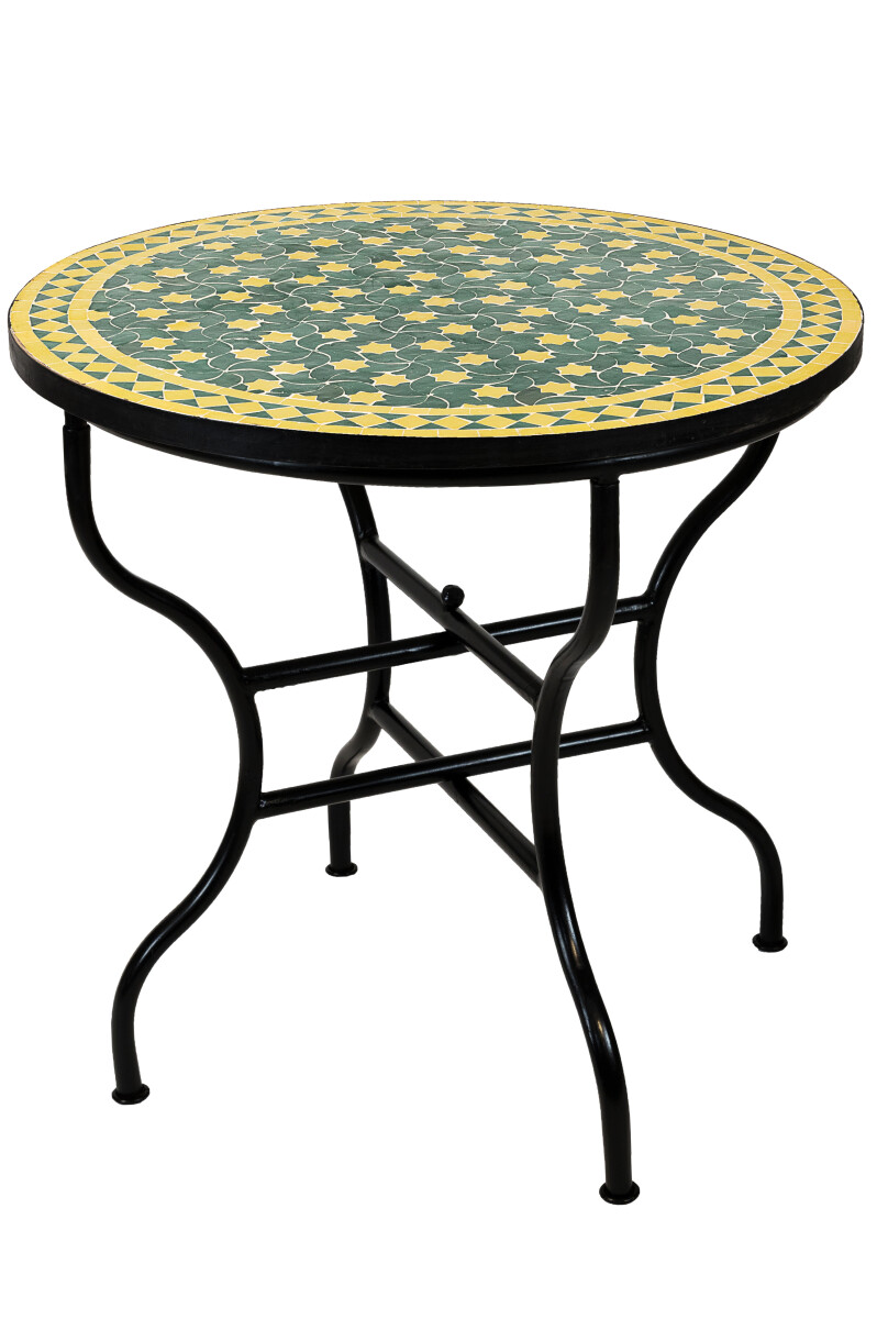 Marokkanischer Mosaiktisch Estrella Gr&u box