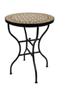 Marokkanischer Mosaiktisch Albaicin Beige-Braun...