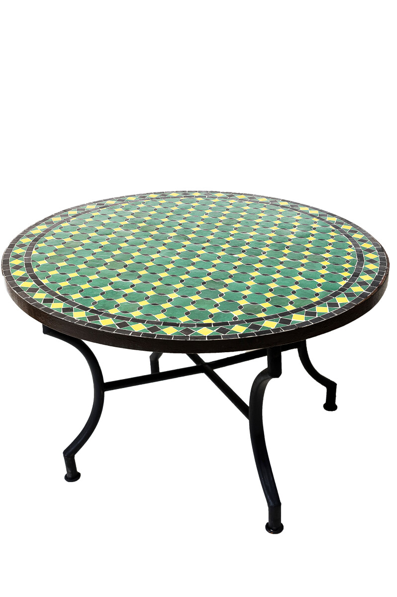 Marokkanischer Mosaiktisch Giralda Gr&uu box