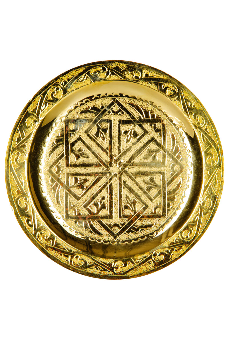 Orientalisches Tablett Mehdia Goldfarben box