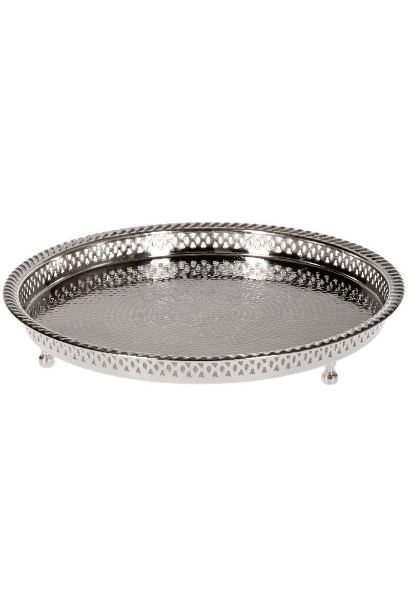 Orientalisches Tablett Silber Mahra 37cm box