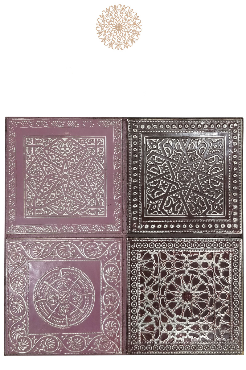 Orientalisches Wandbild Wanddeko Sahra -3- 30cm aus Metall