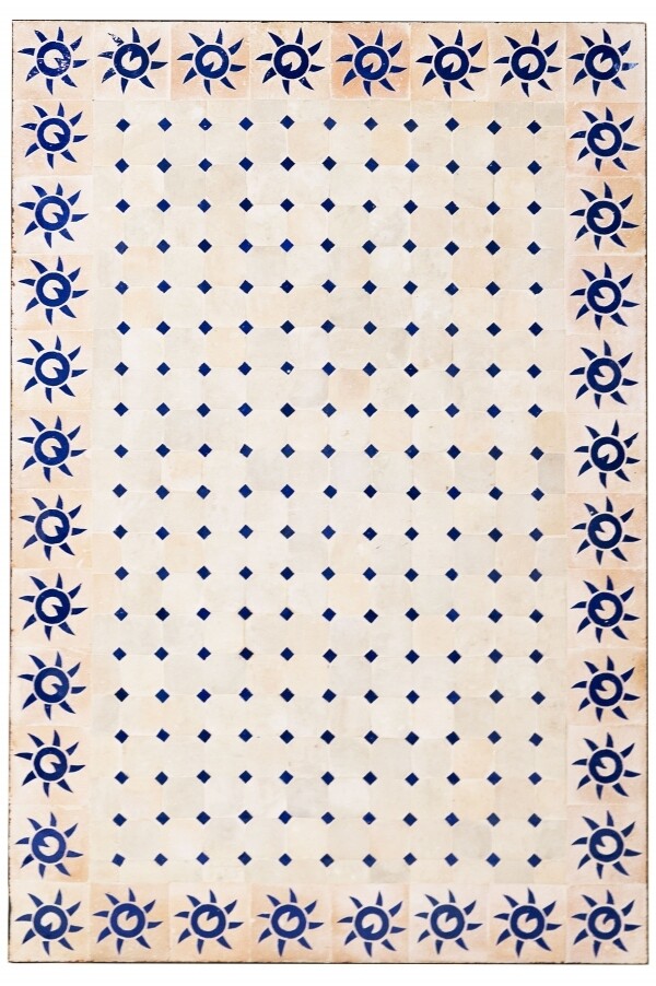 Orientalische Mosaikplatte Soleil Natur/ box