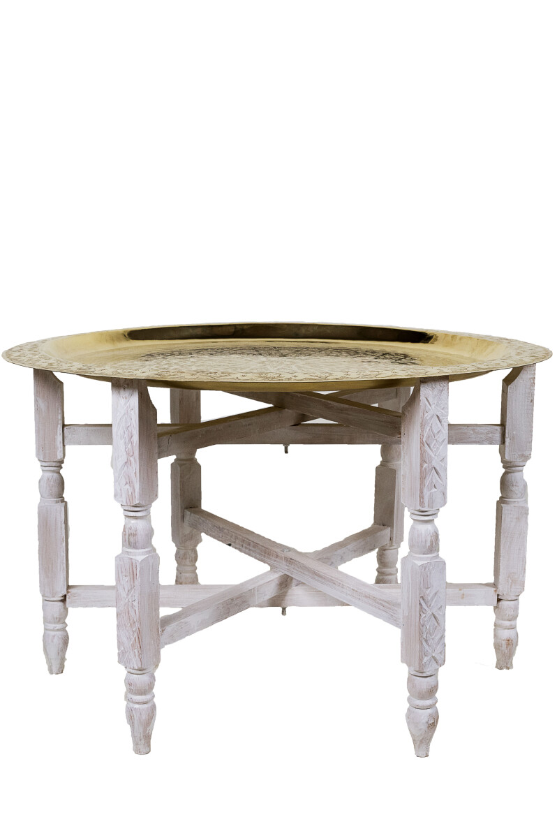 Orient Holzgestell Weiß für 80cm Tabletts